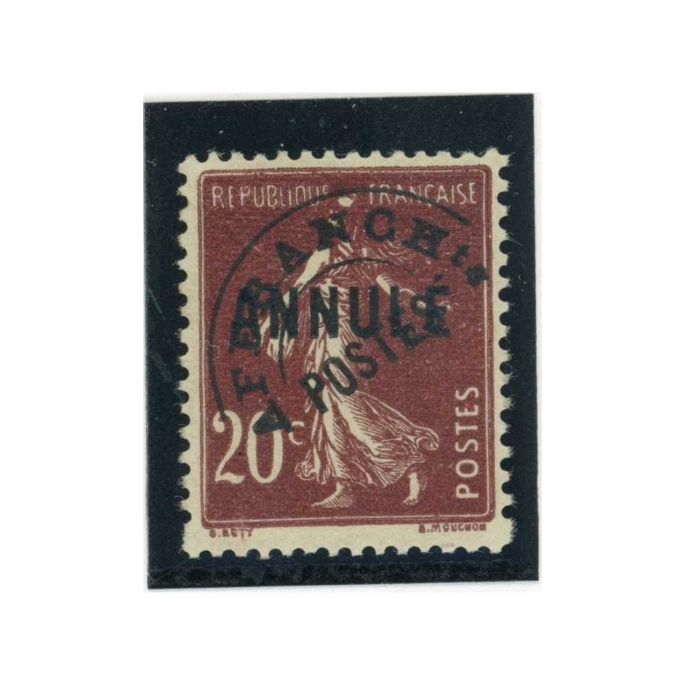 YT PR-54-CI-1 - Surcharge A - Neuf x - Cote 154 Euros