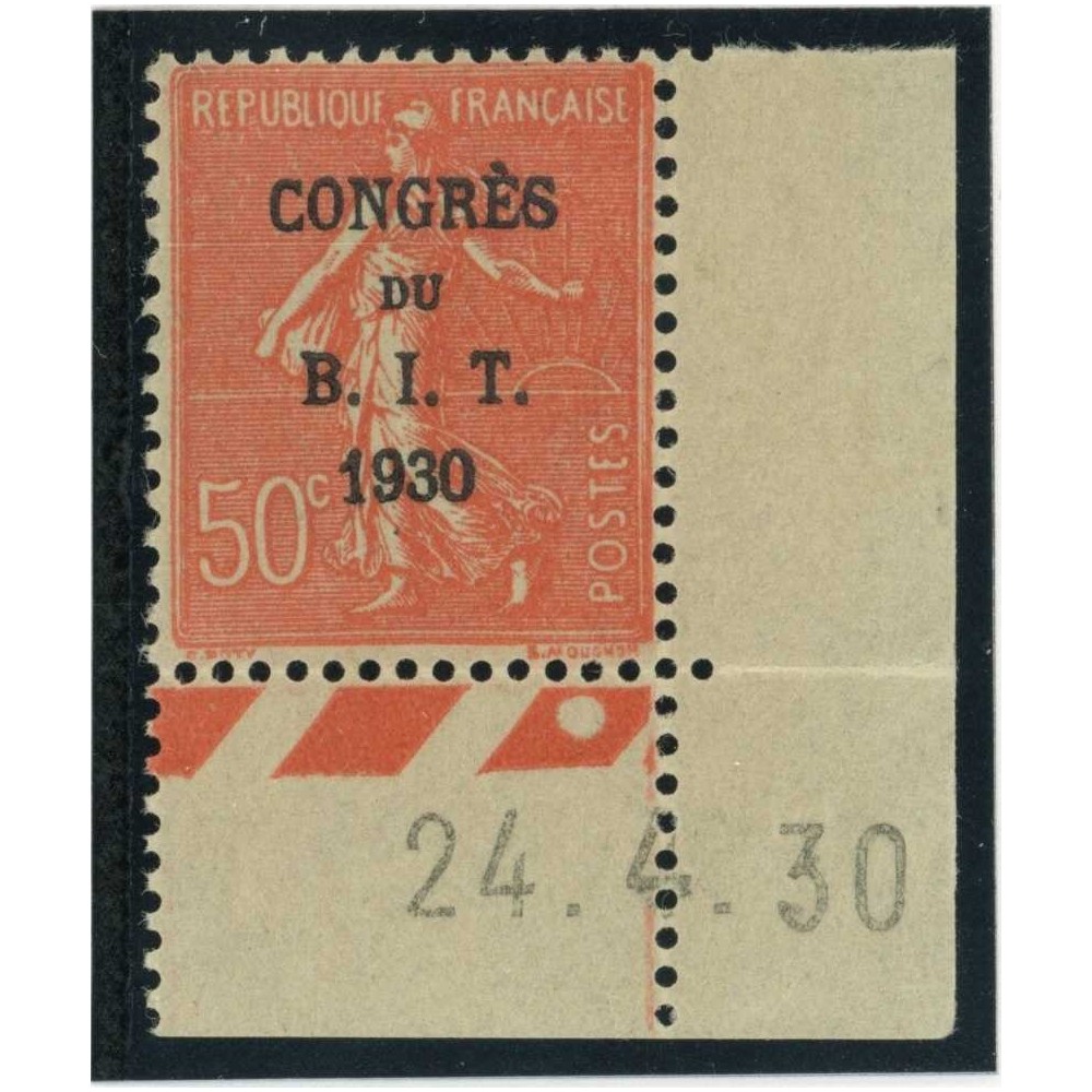 YT 264 - Coin daté 24/04/30 - Neuf xx - Cote 15 Euros