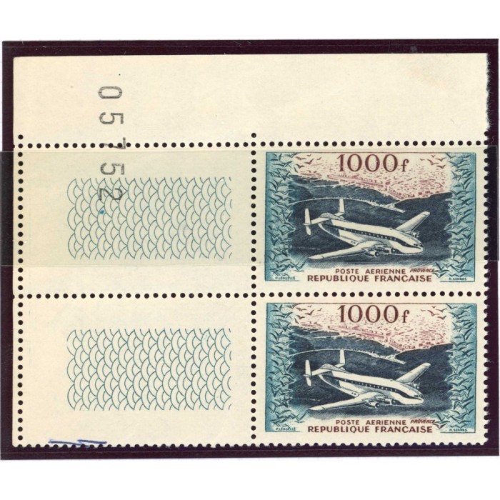 YT PA 33 - Neuf - Paire - Bas de feuille - Cote 300 Euros