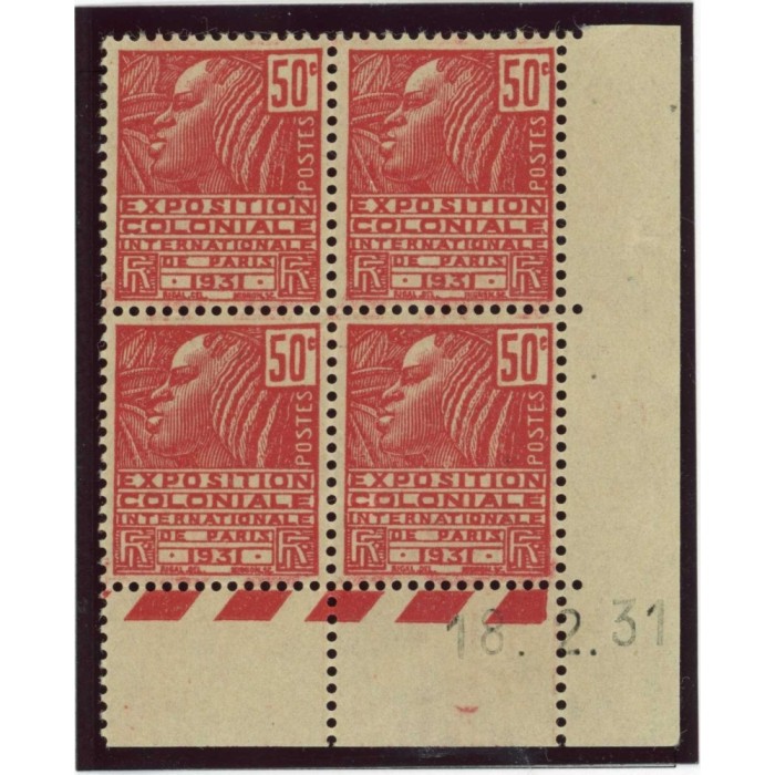 YT 272 - Coin daté du 18/2/31 - Neuf xx - Cote 10 Euros