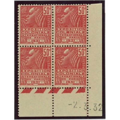 YT 272 - Coin daté du 2/3/32 (Erreur 1932) - Neuf xx - Cote 50 Euros