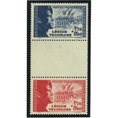 YT 566a - La paire avec intervalle - Neuf xx - Cote 30 Euros