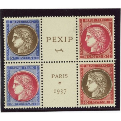 YT 348 à 351 - Carré central - Neuf xx - Cote 450 Euros