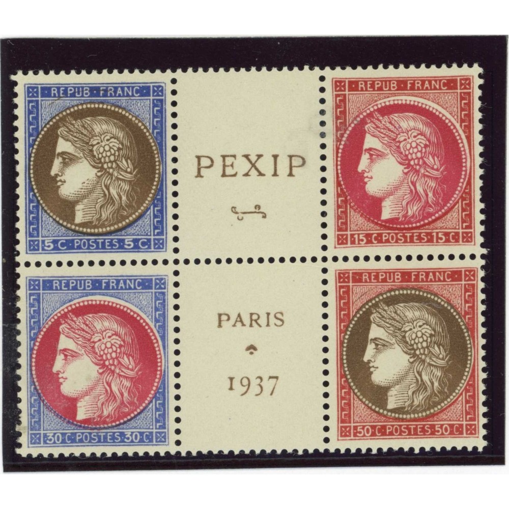 YT 348 à 351 - Carré central - Neuf xx - Cote 450 Euros