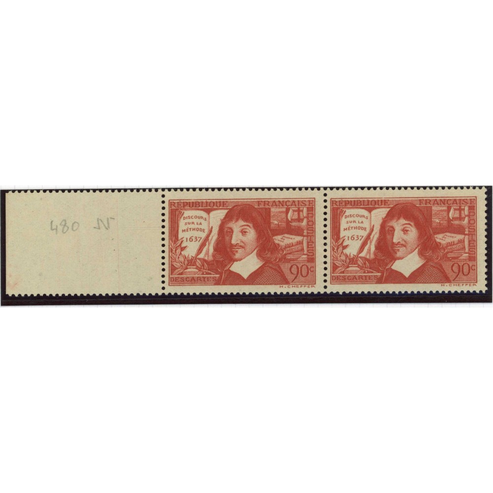 YT 341 - Paire - Neuf xx - Cote 8 Euros