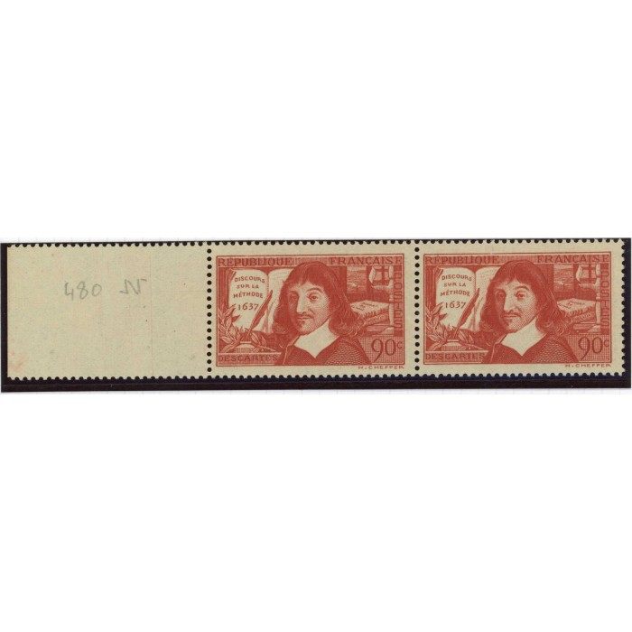 YT 341 - Paire - Neuf xx - Cote 8 Euros