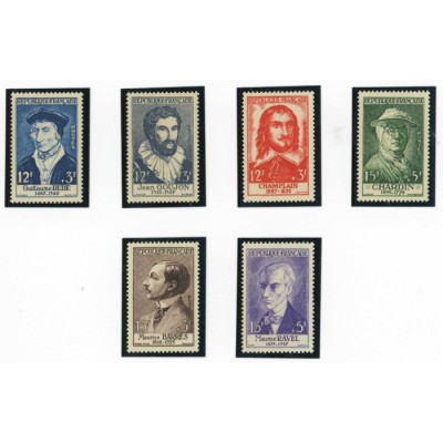 YT 1066 à 1071 - Neuf xx - 6 timbres - Cote 50 Euros