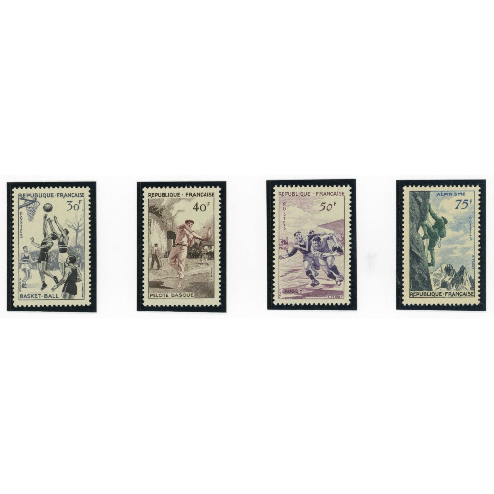YT 1072 à 1075 - Neuf xx - 4 timbres - Cote 25 Euros