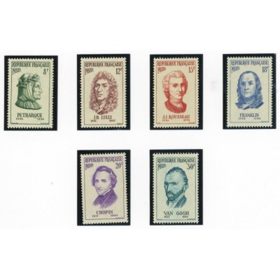 YT 1082 à 1087 - Neuf xx - 6 timbres - Cote 1 Euros