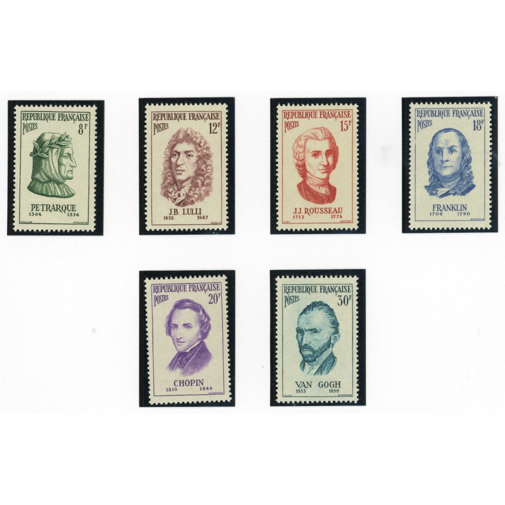 YT 1082 à 1087 - Neuf xx - 6 timbres - Cote 1 Euros