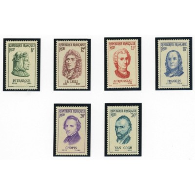 YT 1082 à 1087 - Neuf xx - 6 timbres - Cote 18 Euros