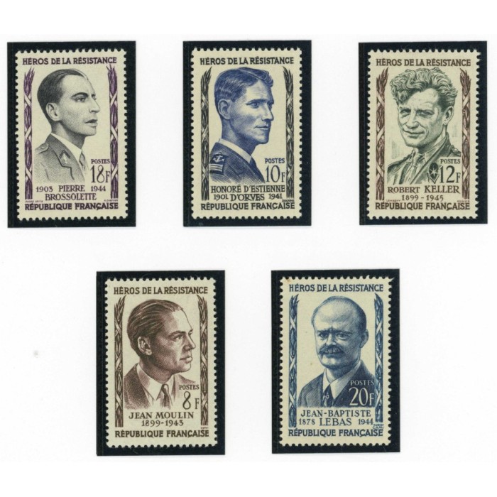 YT 1100 à 1104 - Neuf xx - 5 timbres - Cote 11 Euros