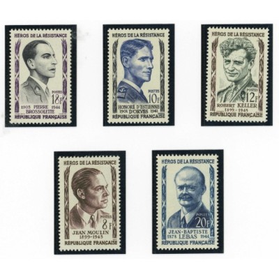YT 1100 à 1104 - Neuf xx - 5 timbres - Cote 11 Euros