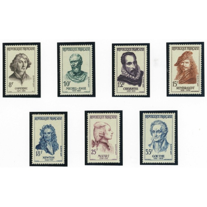 YT 1132 à 1138 - Neuf x - 7 timbres - Cote 7 Euros