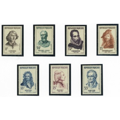 YT 1132 à 1138 - Neuf xx - 7 timbres - Cote 10 Euros