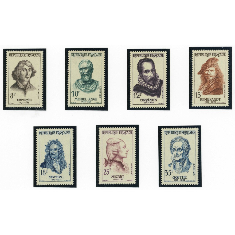 YT 1132 à 1138 - Neuf xx - 7 timbres - Cote 10 Euros