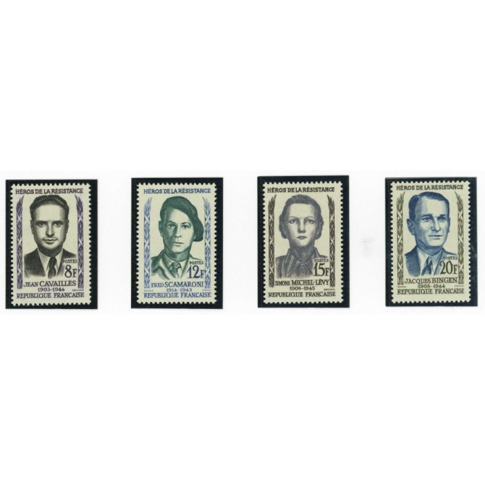 YT 1157 à 1160 - Neuf x - 4 timbres - Cote 4 Euros