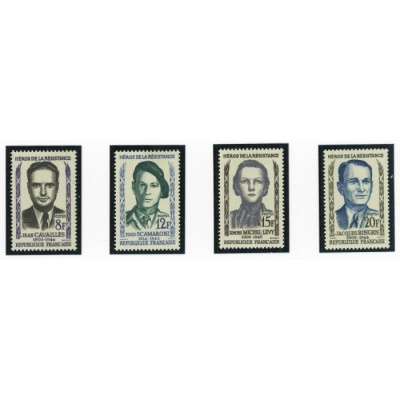 YT 1157 à 1160 - Neuf x - 4 timbres - Cote 4 Euros