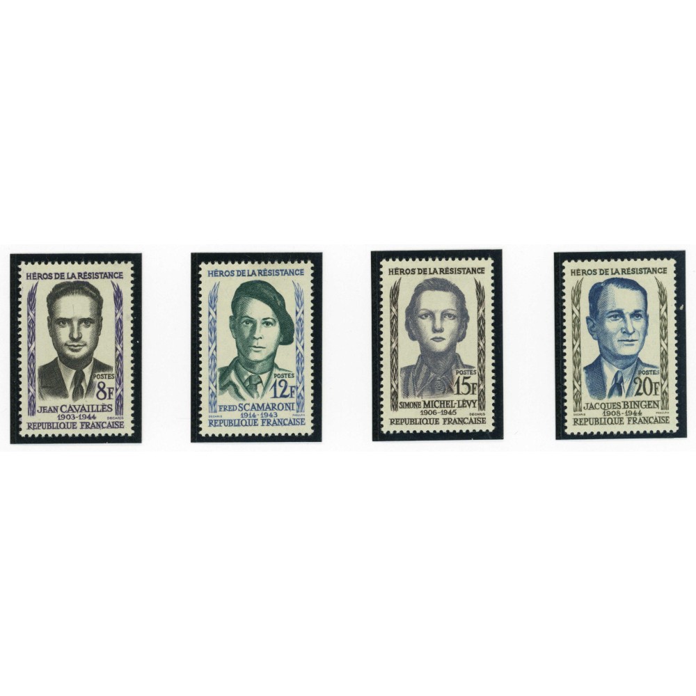 YT 1157 à 1160 - Neuf x - 4 timbres - Cote 4 Euros
