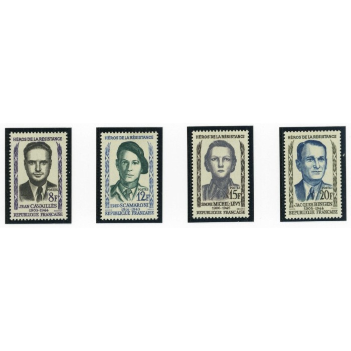 YT 1157 à 1160 - Neuf x - 4 timbres - Cote 4 Euros