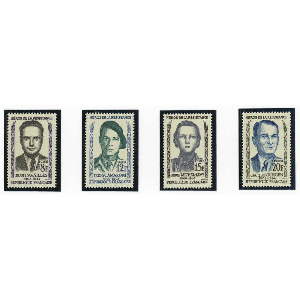 YT 1157 à 1160 - Neuf xx - 4 timbres - Cote 8,5 Euros