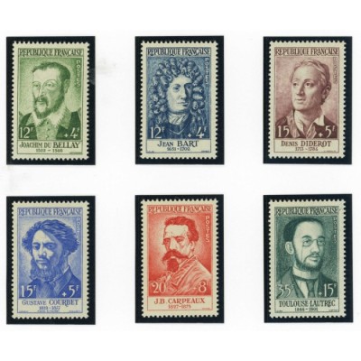 YT 1166 à 1171 - Neuf xx - 6 timbres - Cote 15 Euros