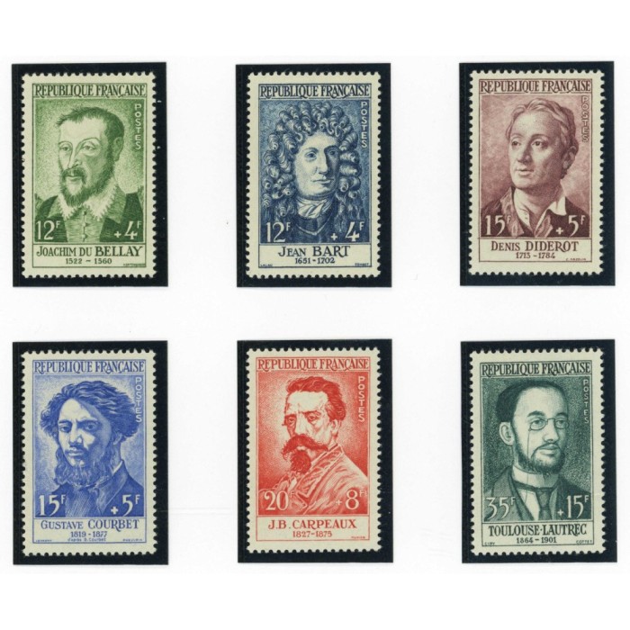 YT 1166 à 1171 - Neuf xx - 6 timbres - Cote 15 Euros