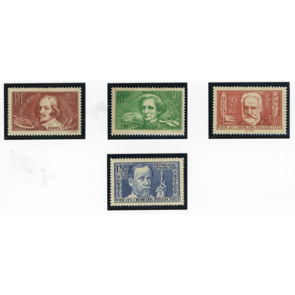YT 330 à 333 - Neuf x - 4 timbres - Cote 35 Euros