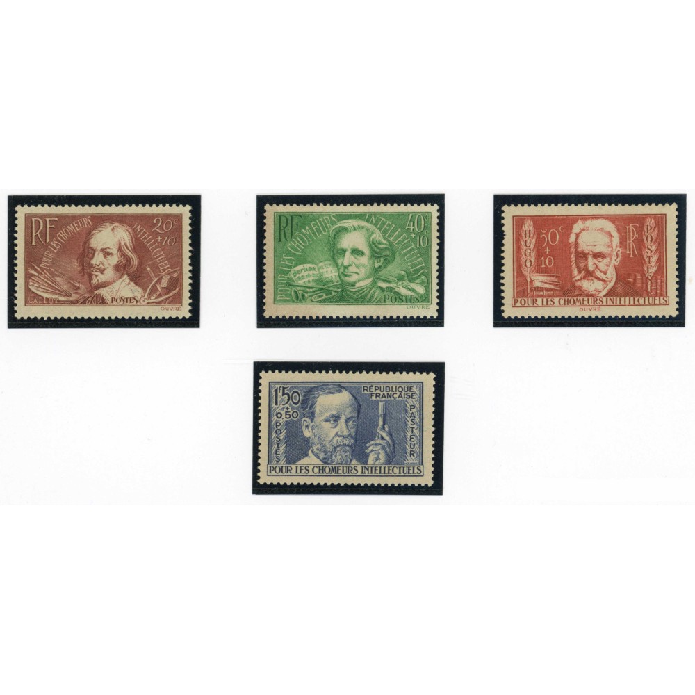 YT 330 à 333 - Neuf x - 4 timbres - Cote 35 Euros