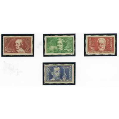 YT 330 à 333 - Neuf x - 4 timbres - Cote 35 Euros