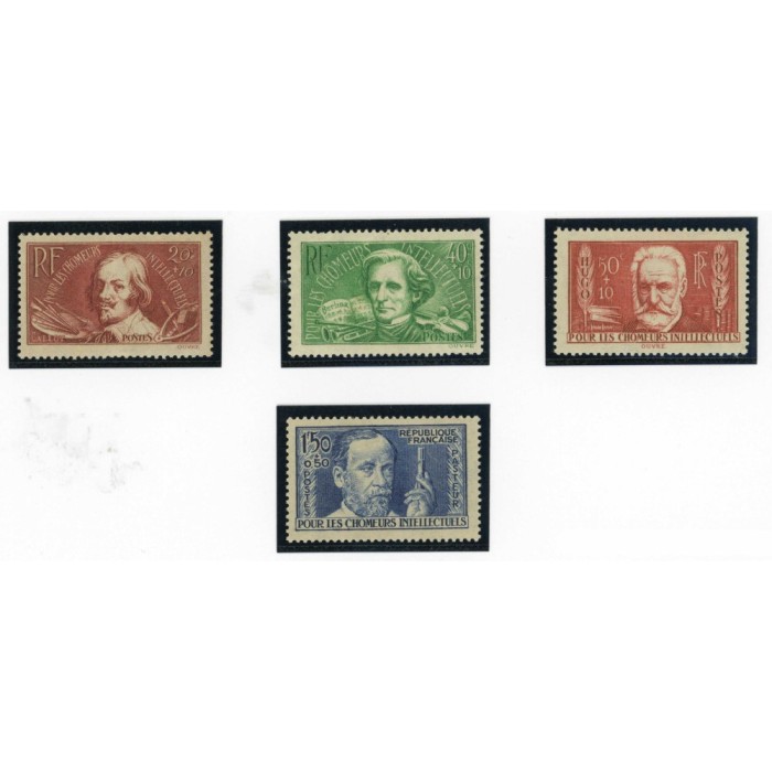 YT 330 à 333 - Neuf x - 4 timbres - Cote 35 Euros
