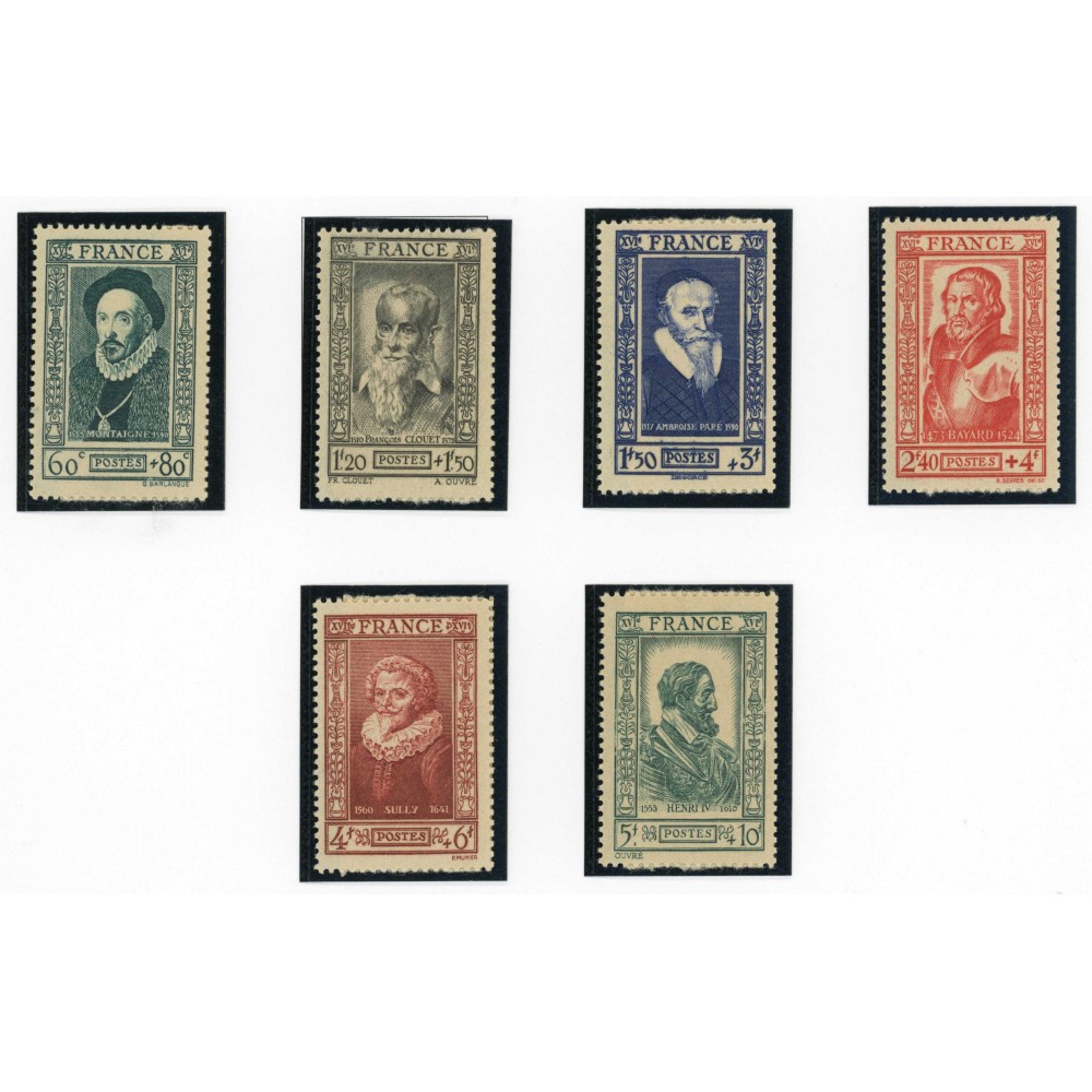 YT 587 à 592 - Neuf xx - 6 timbres - Cote 14 Euros