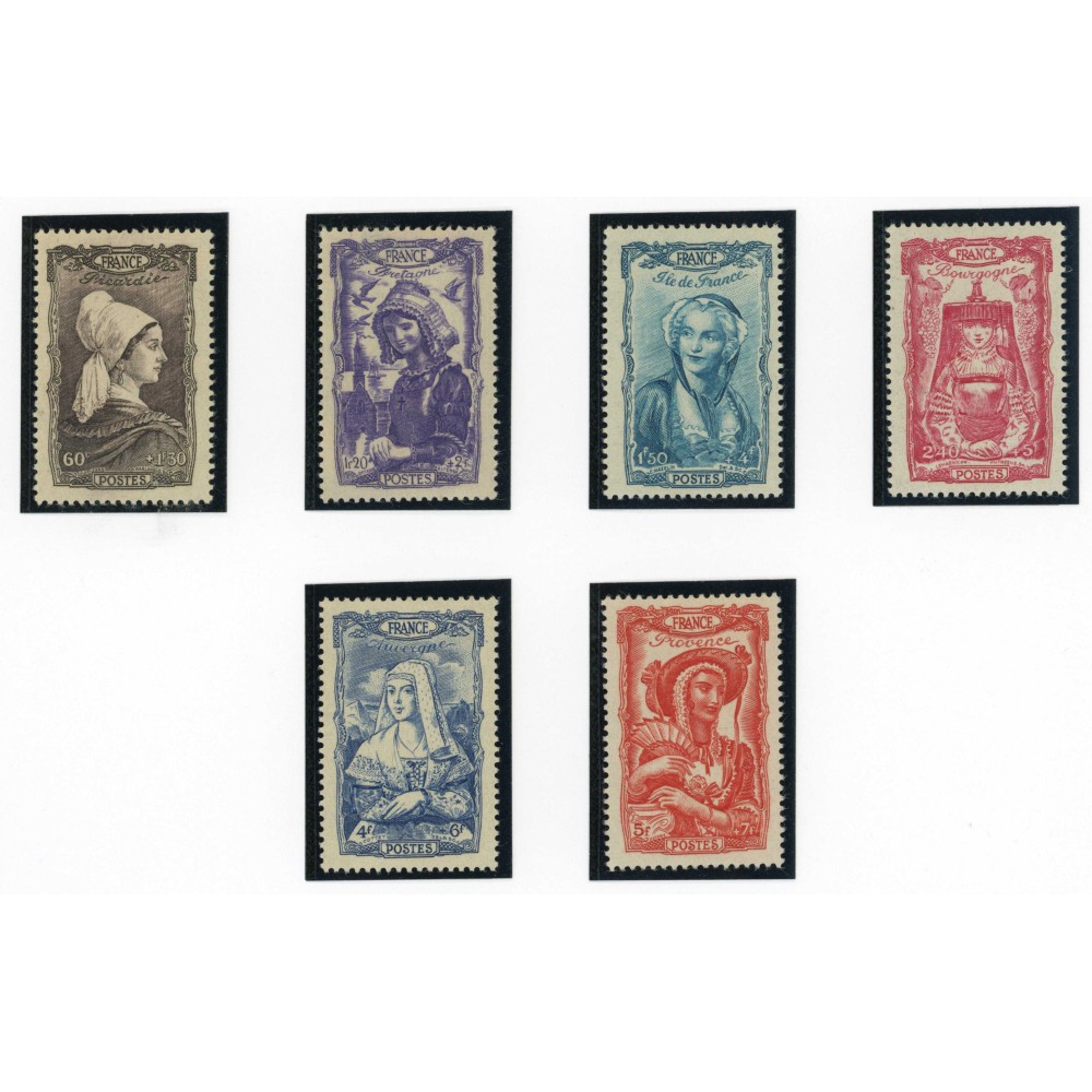 YT 593 à 598 - Neuf xx - 6 timbres - Cote 16 Euros