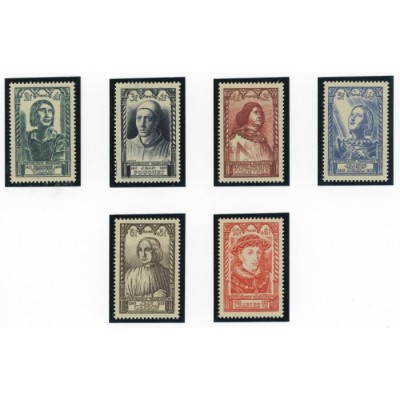 YT 765 à 770 - Neuf xx - 6 timbres - Cote 14 Euros