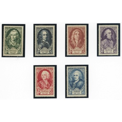 YT 853 à 858 - Neuf xx - 6 timbres - Cote 31 Euros