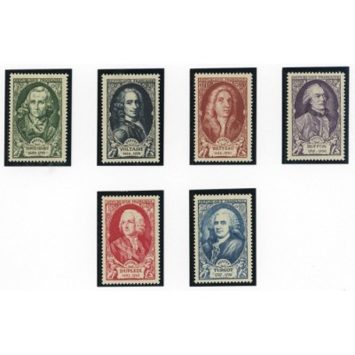 YT 853 à 858 - Neuf xx - 6 timbres - Cote 31 Euros