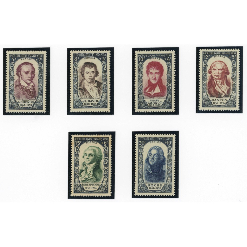 YT 867 à 872 - Neuf xx - 6 timbres - Cote 100 Euros