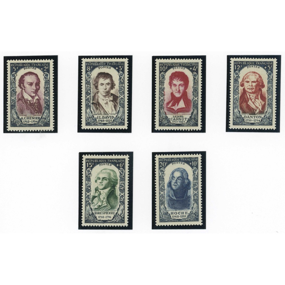 YT 867 à 872 - Neuf xx - 6 timbres - Cote 100 Euros