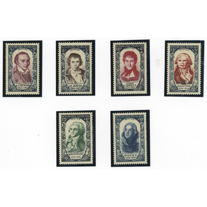 YT 867 à 872 - Neuf xx - 6 timbres - Cote 100 Euros
