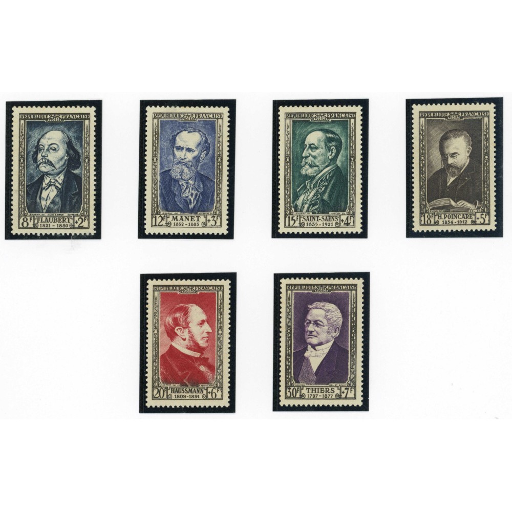 YT 930 à 935 - Neuf xx - 6 timbres - Cote 60 Euros