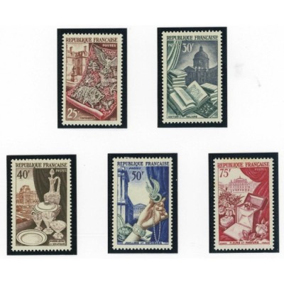 YT 970 à 974 - Neuf x - 5 timbres - Cote 22 Euros