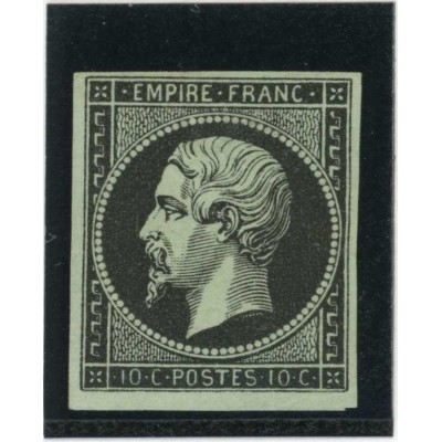 Napoleon 10 c. noir - Essai de couleur