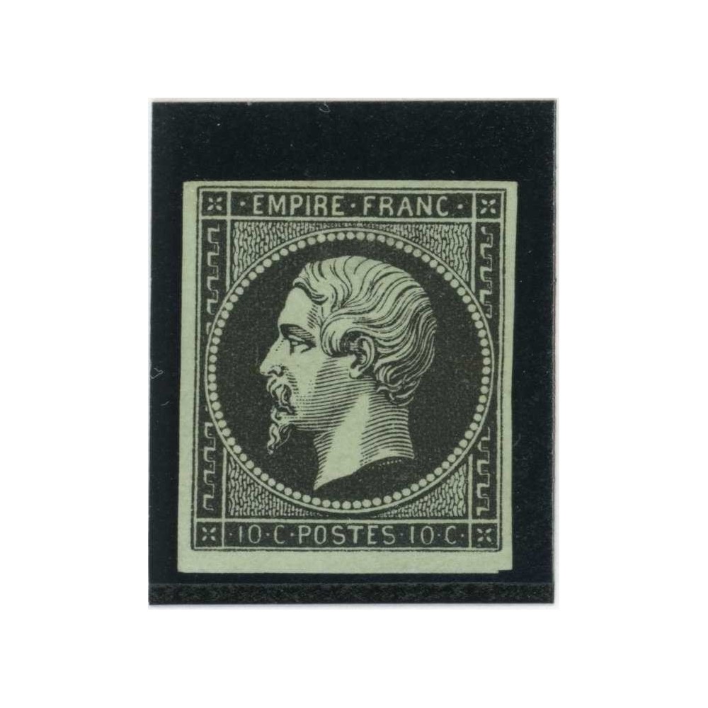 Napoleon 10 c. noir - Essai de couleur
