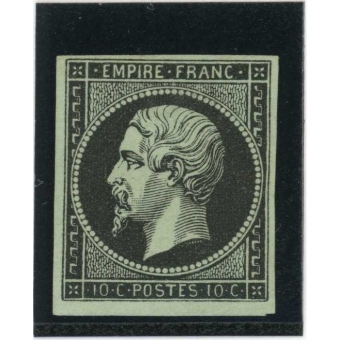 Napoleon 10 c. noir - Essai de couleur
