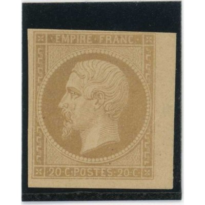 Napoleon 20 c. Brun clair - Essai de couleur