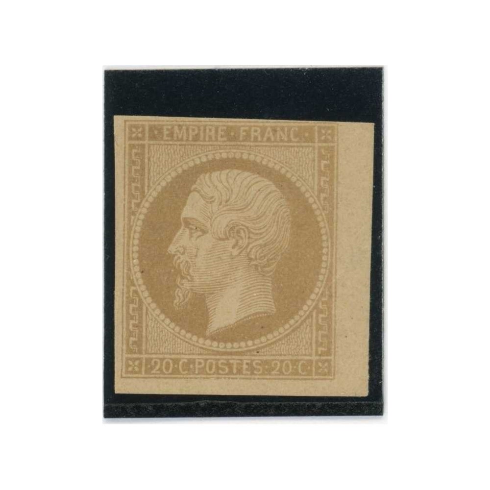 Napoleon 20 c. Brun clair - Essai de couleur