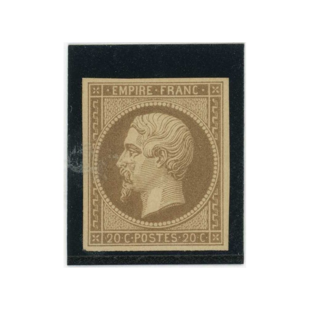 Napoleon 20 c. Brun - Essai de couleur