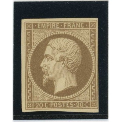 Napoleon 20 c. Brun - Essai de couleur