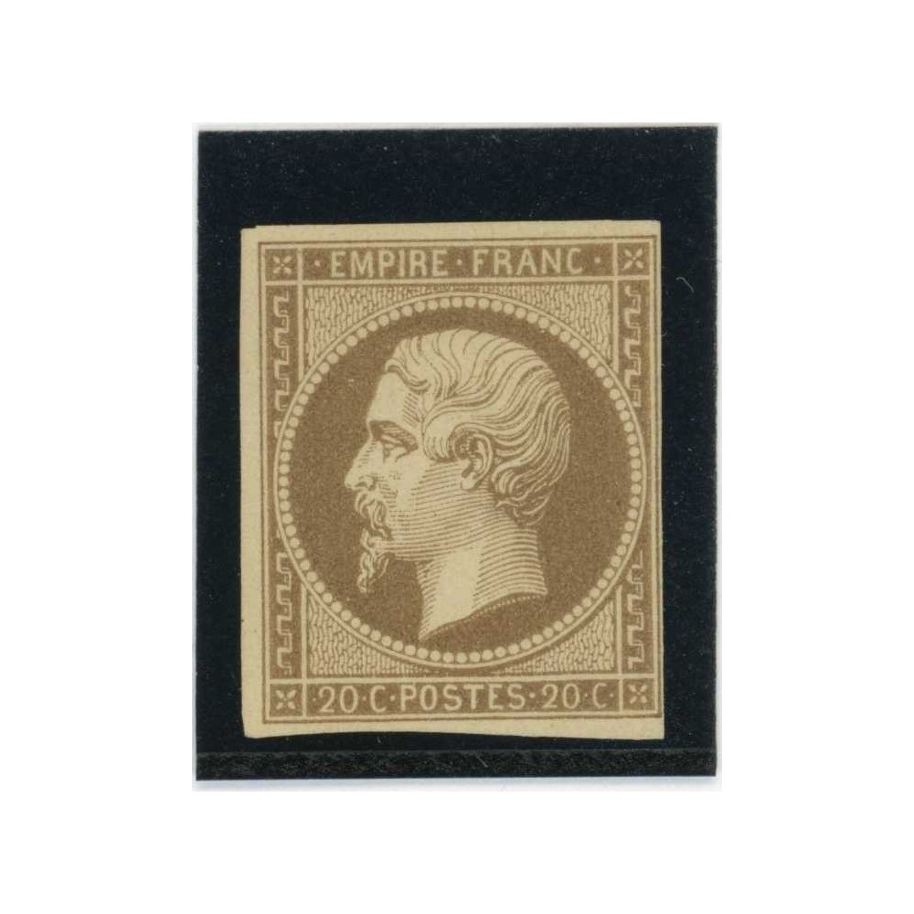 Napoleon 20 c. Brun - Essai de couleur