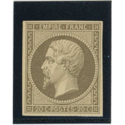 Napoleon 20 c. Brun - Essai de couleur